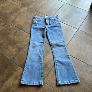 High rise flare jeans